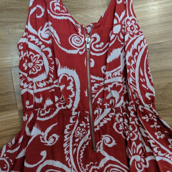 Elle Dress Size XS Burnt Orange/Red - Picture 3 of 6